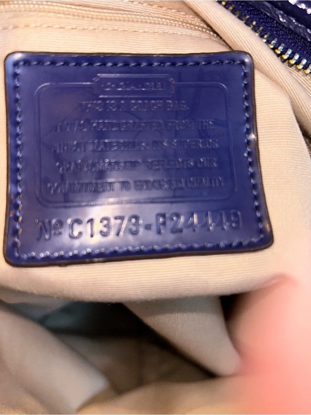 Like new Coach Signature Ikat Foldover Tote